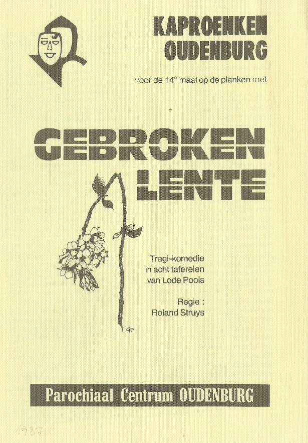 Productie maart 1987 'Gebroken Lente'