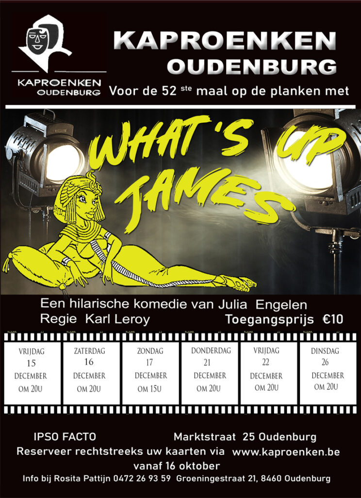 Affiche What's up James